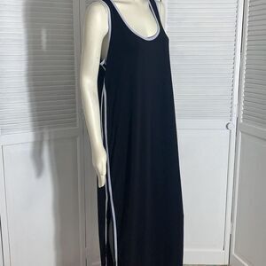 Forever 21 Plus Black Spandex Maxi Tank Dress Size 2X